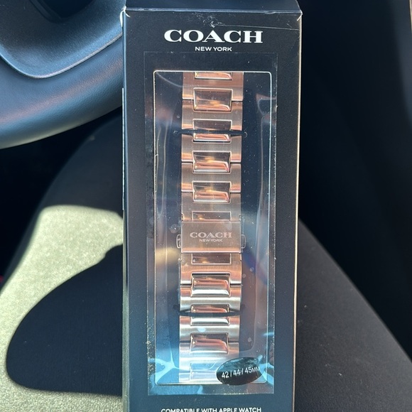 NIB Coach Apple Watch Band 42/44/45mm - Picture 3 of 5